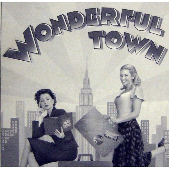 Wonderful Town Playbill Hirschfeld Theatre 2003 Donna Murphy Greg Edelman - Picture 2 of 8